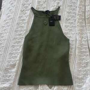 Maje Olive Sleeveless Tank Top